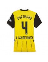 Borussia Dortmund Nico Schlotterbeck #4 Domácí Dres pro Dámské 2024-25 Krátký Rukáv